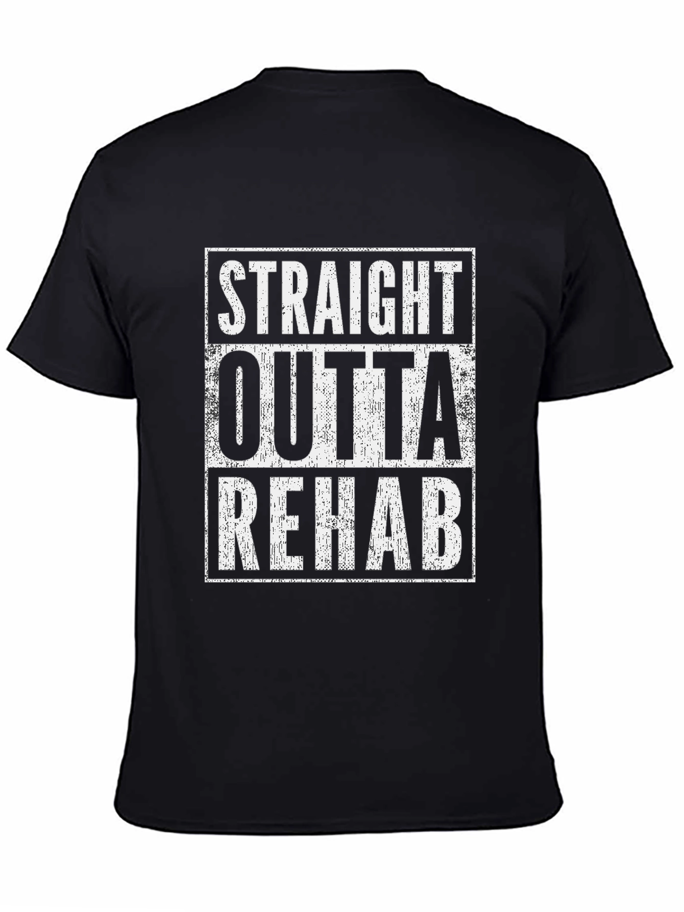 Straight Outta Rehab Graphic T-Shirt Mens