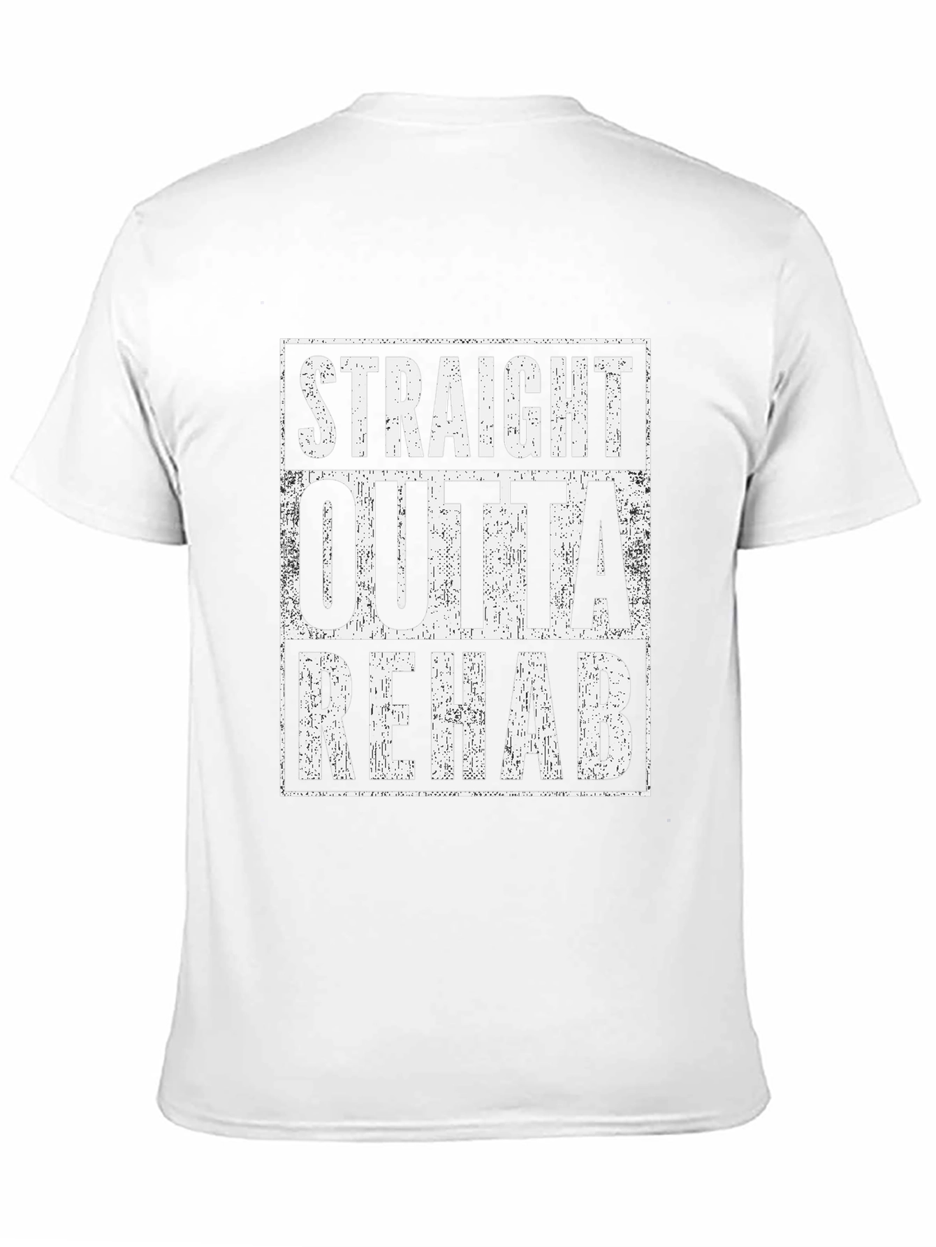 Straight Outta Rehab Graphic T-Shirt Mens