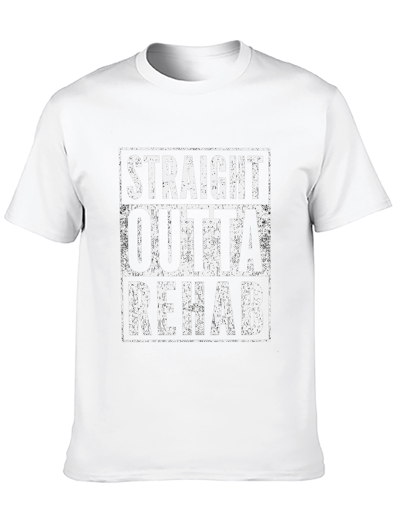Straight Outta Rehab Graphic T-Shirt Mens