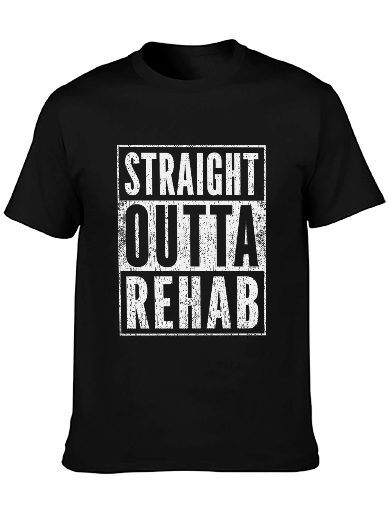 Straight Outta Rehab Graphic T-Shirt Mens