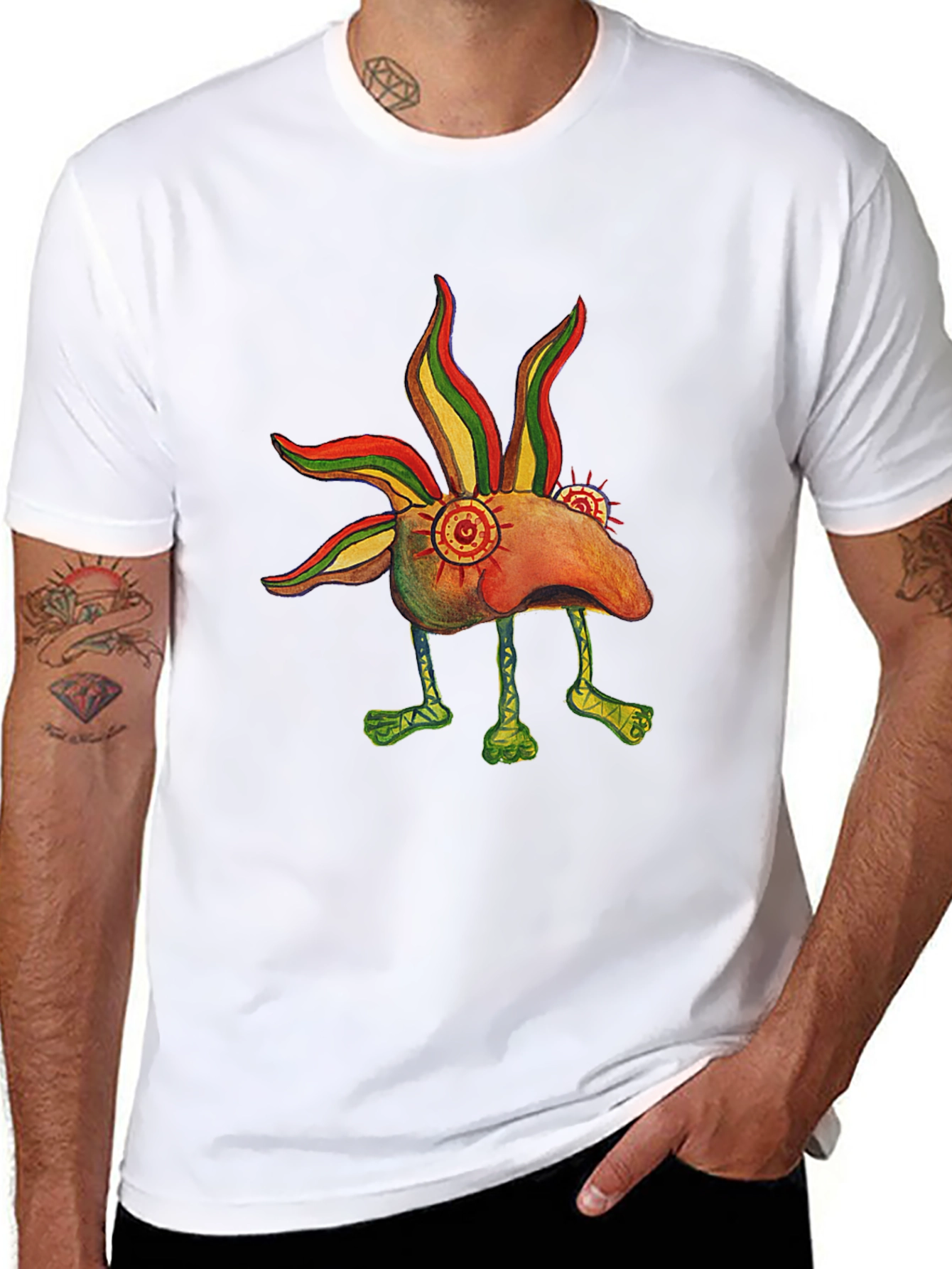 Unique Monster Graphic Tee - Stylish & Comfortable