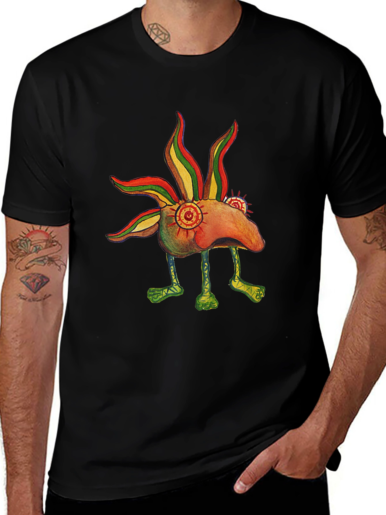 Unique Monster Graphic Tee - Stylish & Comfortable