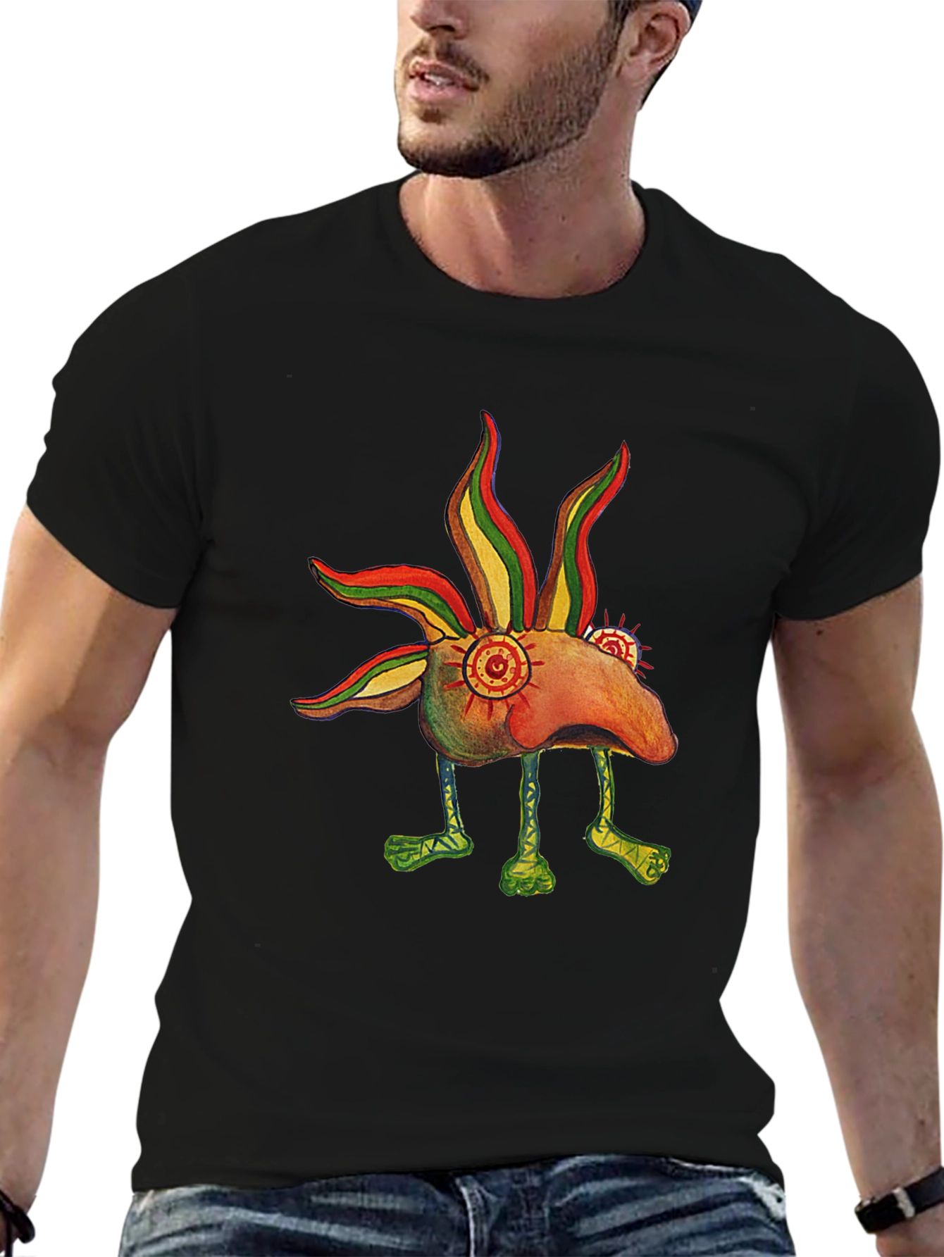 Unique Monster Graphic Tee - Stylish & Comfortable