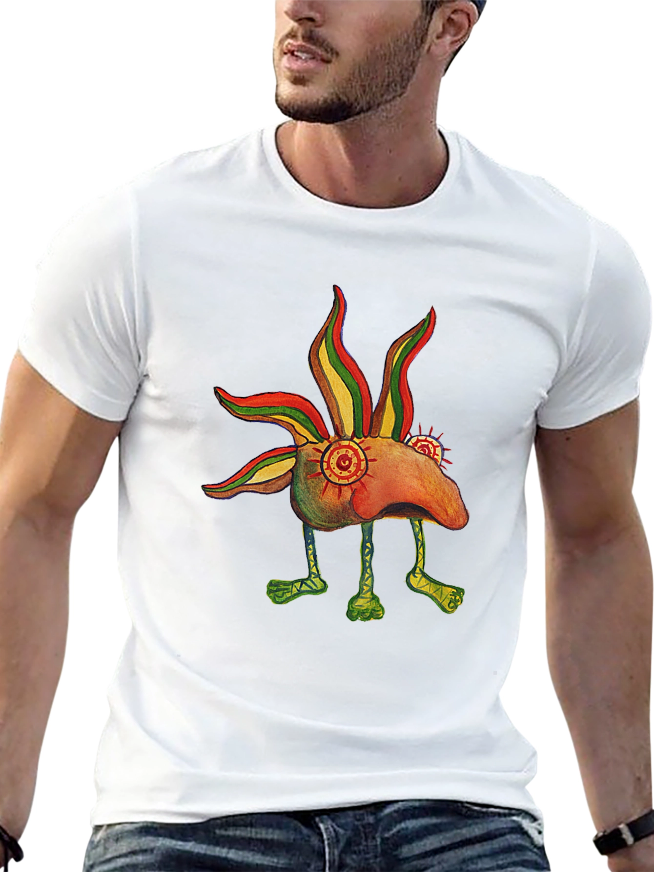 Unique Monster Graphic Tee - Stylish & Comfortable