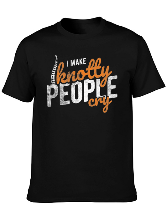 Funny Chiropractic T-Shirt - Knotty People