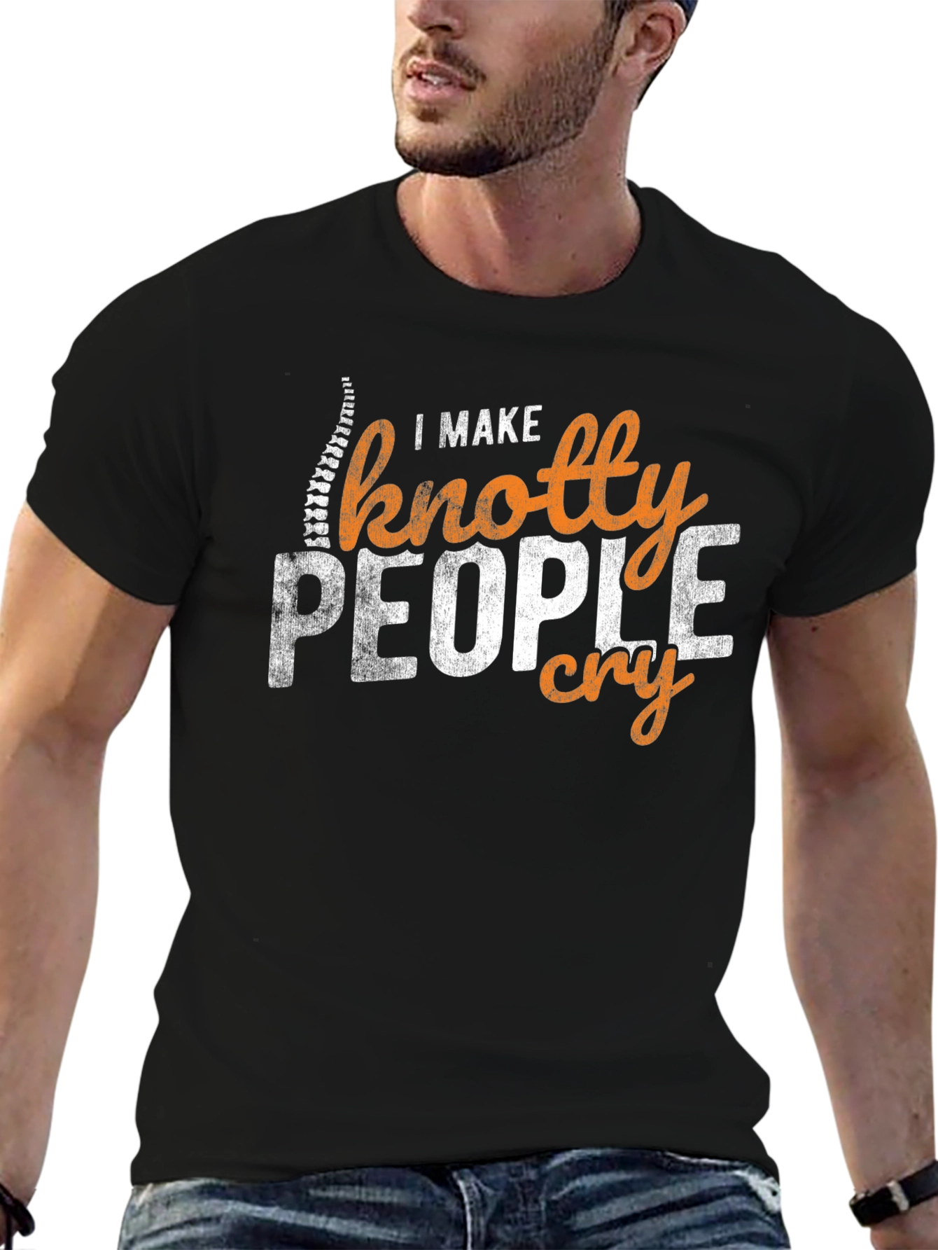 Funny Chiropractic T-Shirt - Knotty People