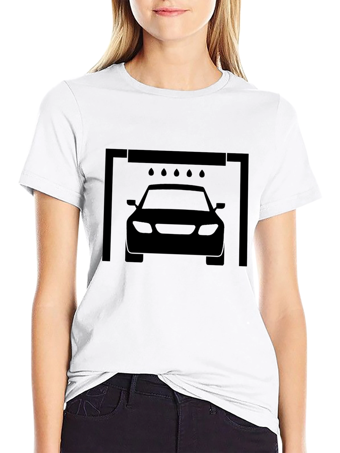 Car Wash T-Shirt - Black Graphic Tee