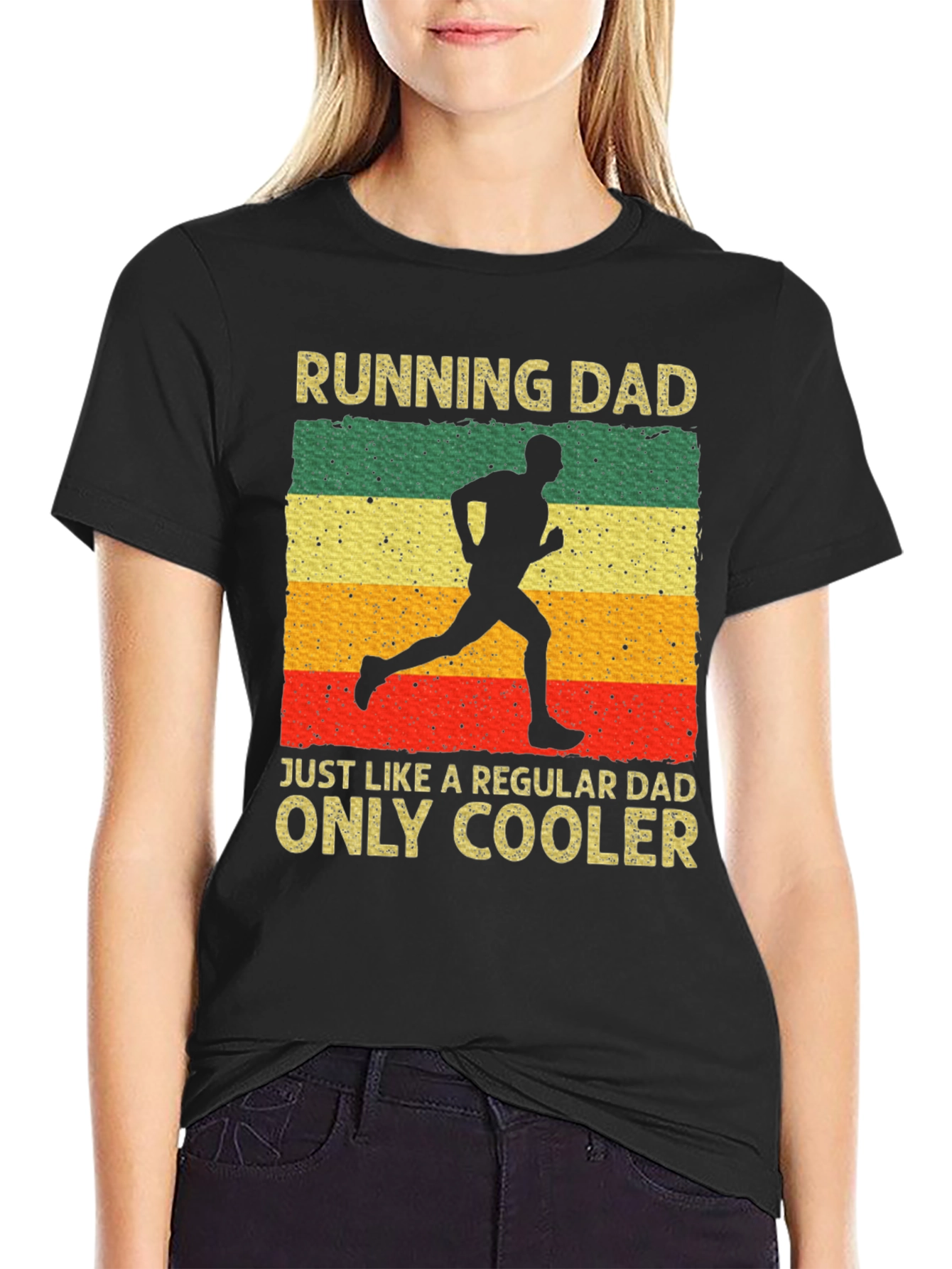 Running Dad T-Shirt - Cool Fathers Day Gift