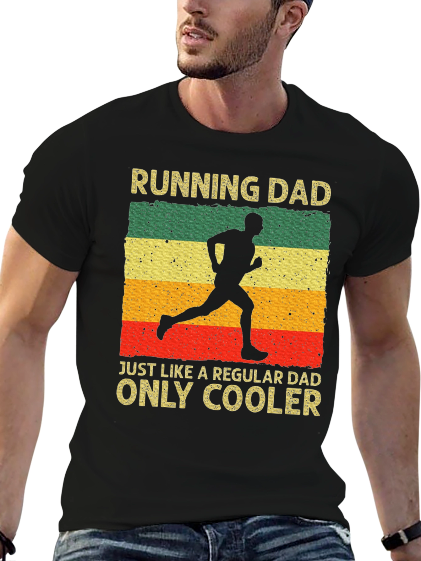 Running Dad T-Shirt - Cool Fathers Day Gift
