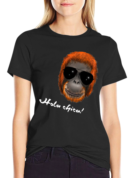 Hola Chica Orangutan Tee
