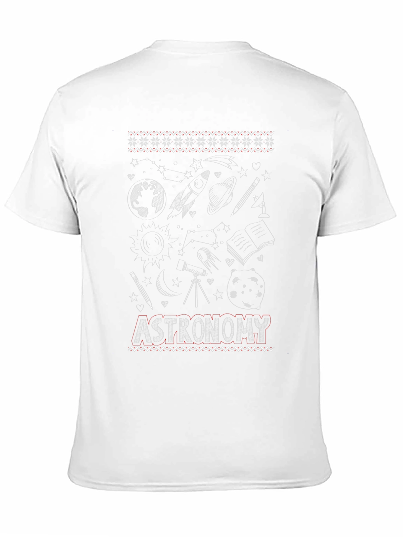 Astronomy Themed Graphic T-Shirt