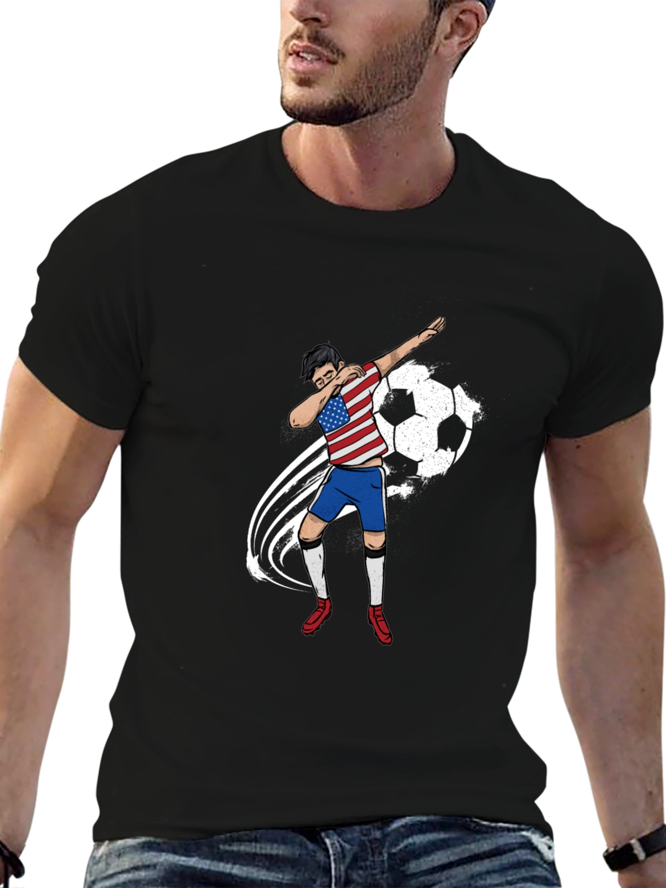 USA Soccer Dab T-Shirt