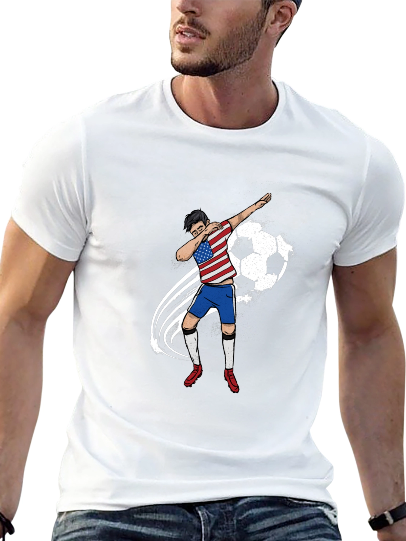 USA Soccer Dab T-Shirt