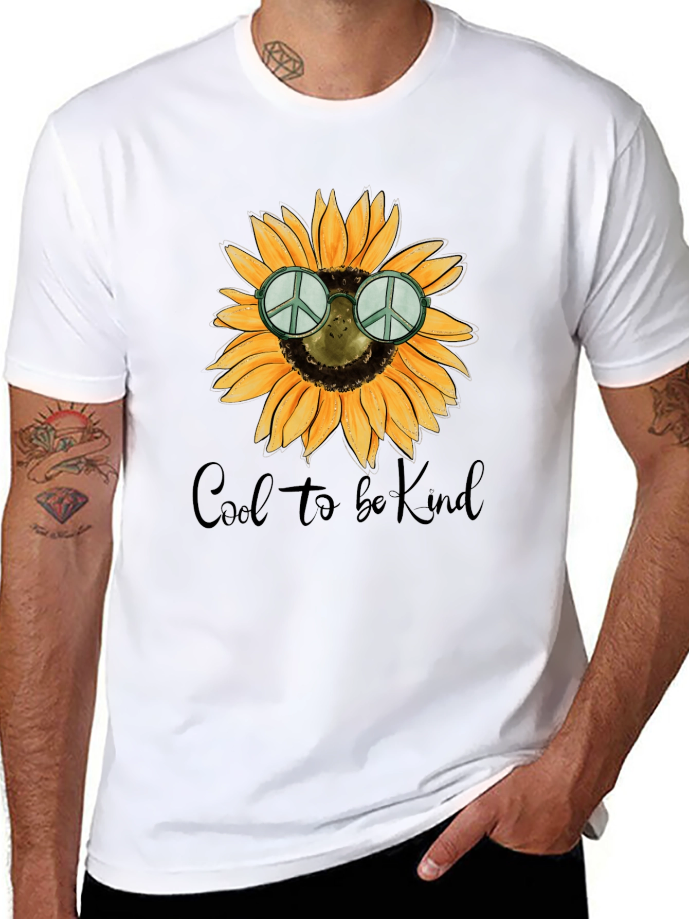 Cool to be Kind Sunflower Graphic Tee