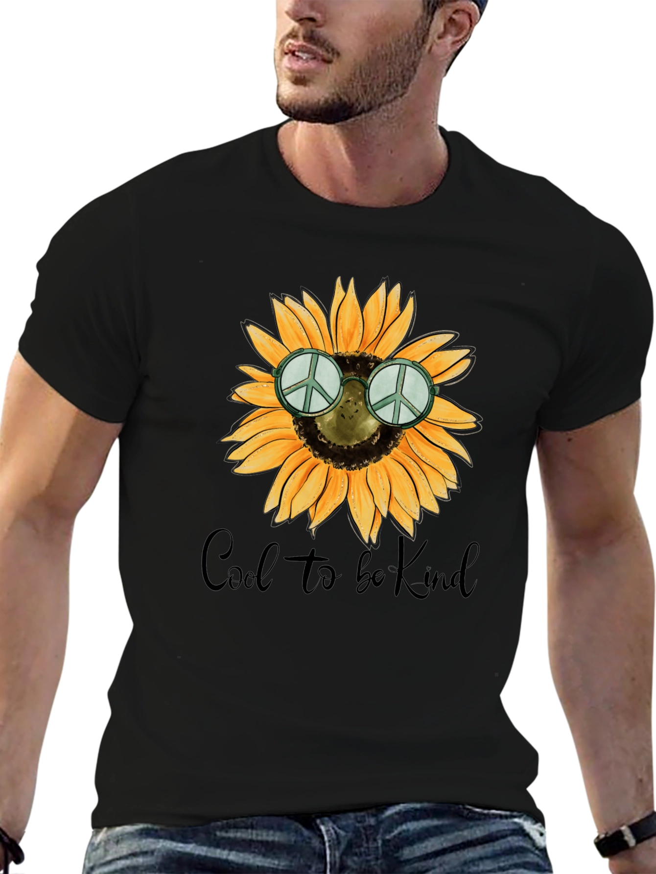 Cool to be Kind Sunflower Graphic Tee