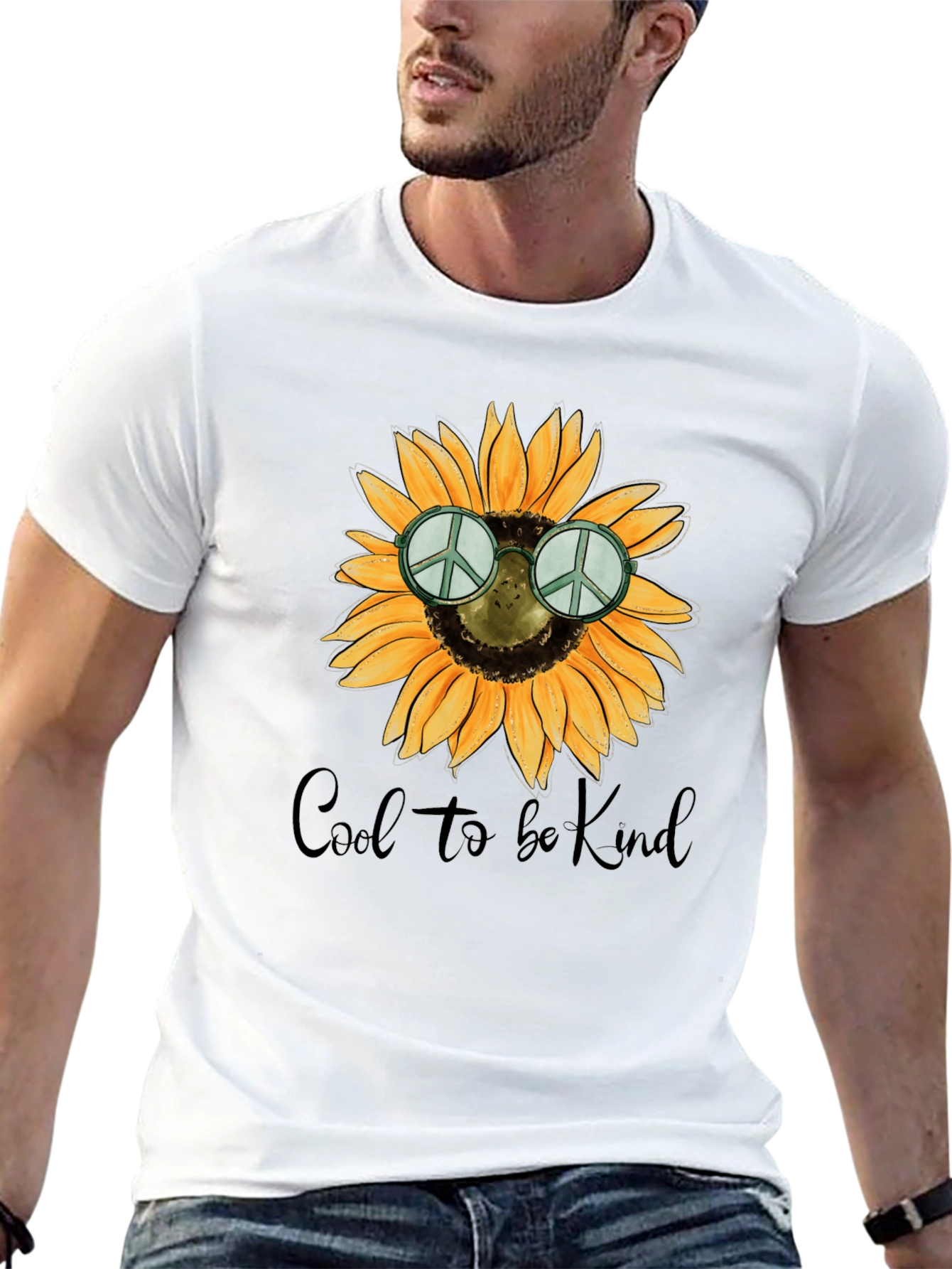 Cool to be Kind Sunflower Graphic Tee