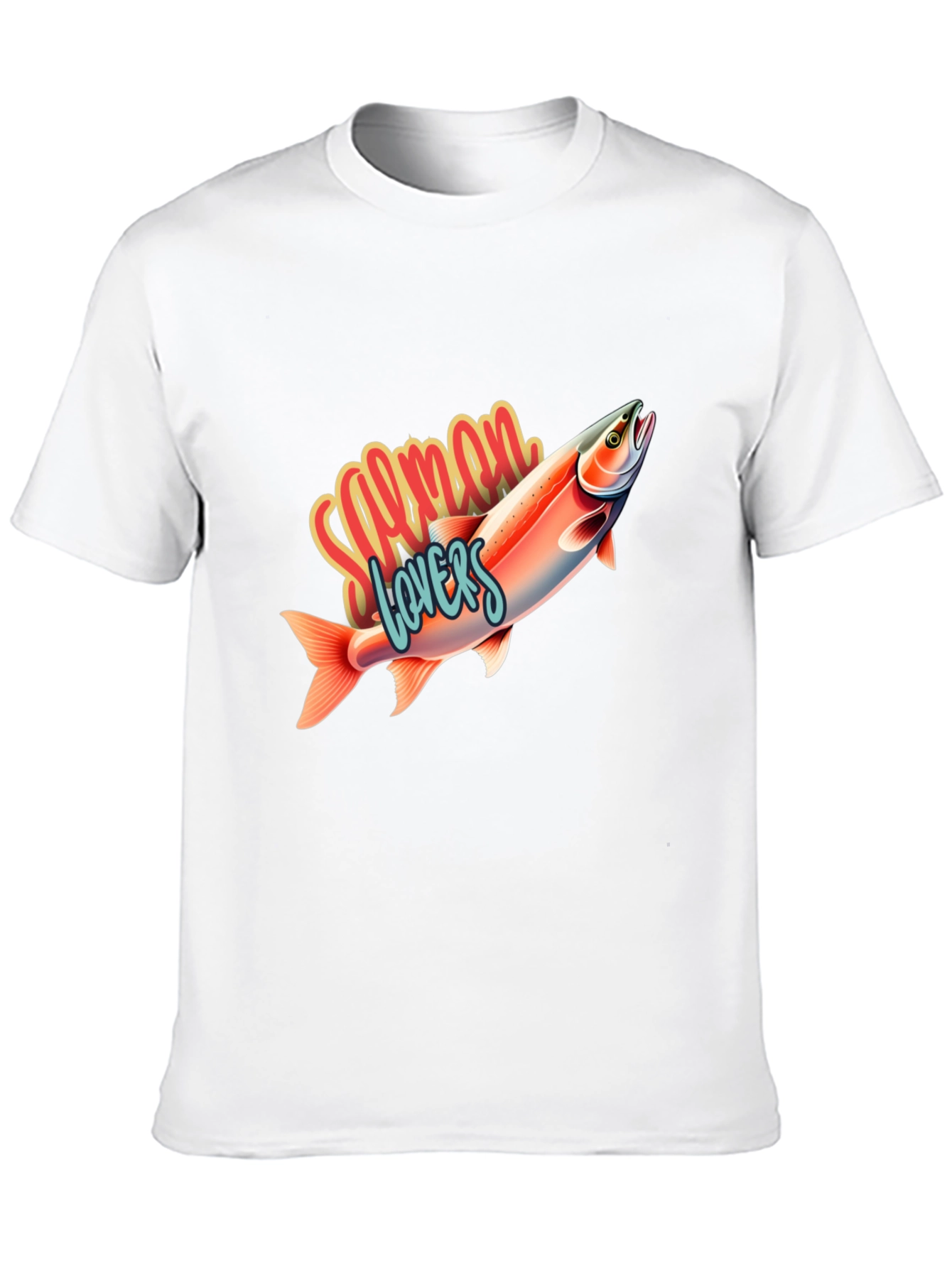 Salmon Lovers Graphic T-Shirt