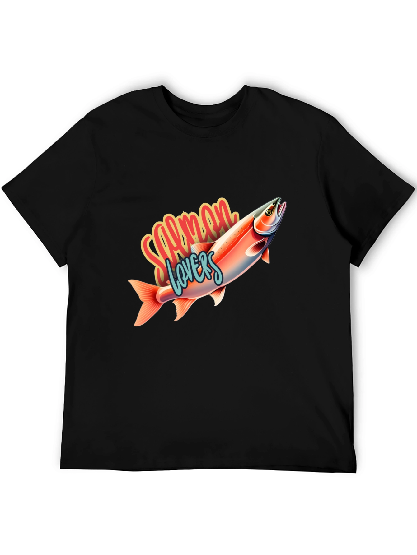 Salmon Lovers Graphic T-Shirt