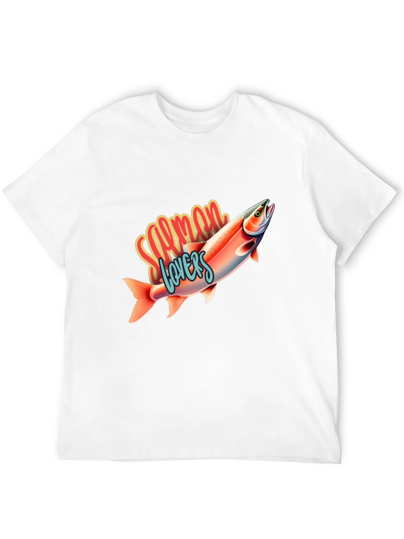 Salmon Lovers Graphic T-Shirt