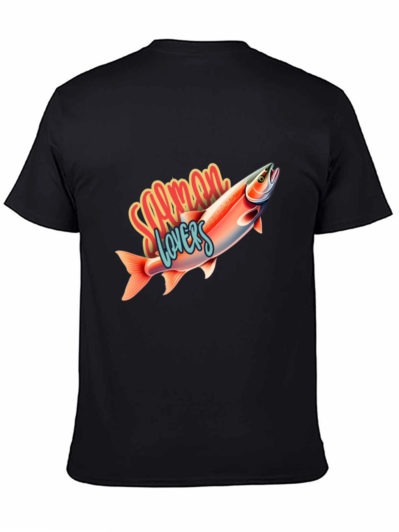 Salmon Lovers Graphic T-Shirt