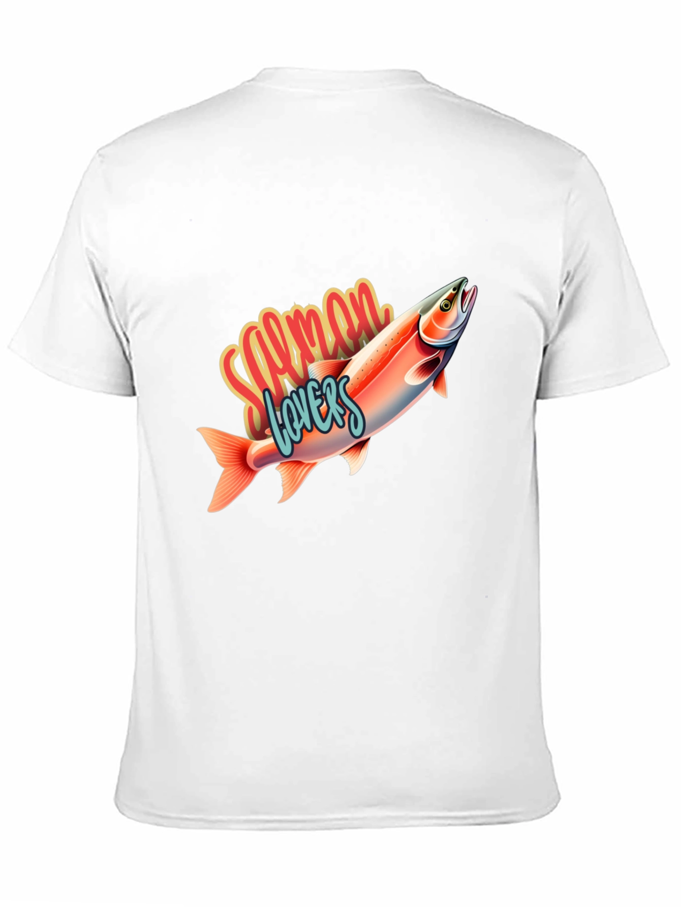 Salmon Lovers Graphic T-Shirt