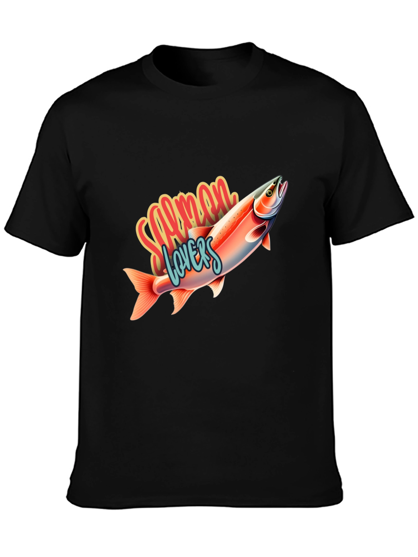 Salmon Lovers Graphic T-Shirt