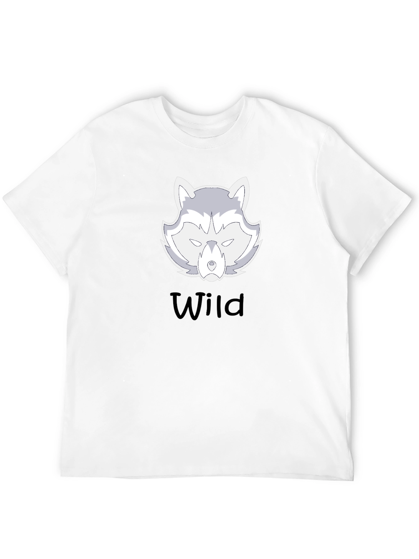 Wild Raccoon Graphic Print Black T-Shirt