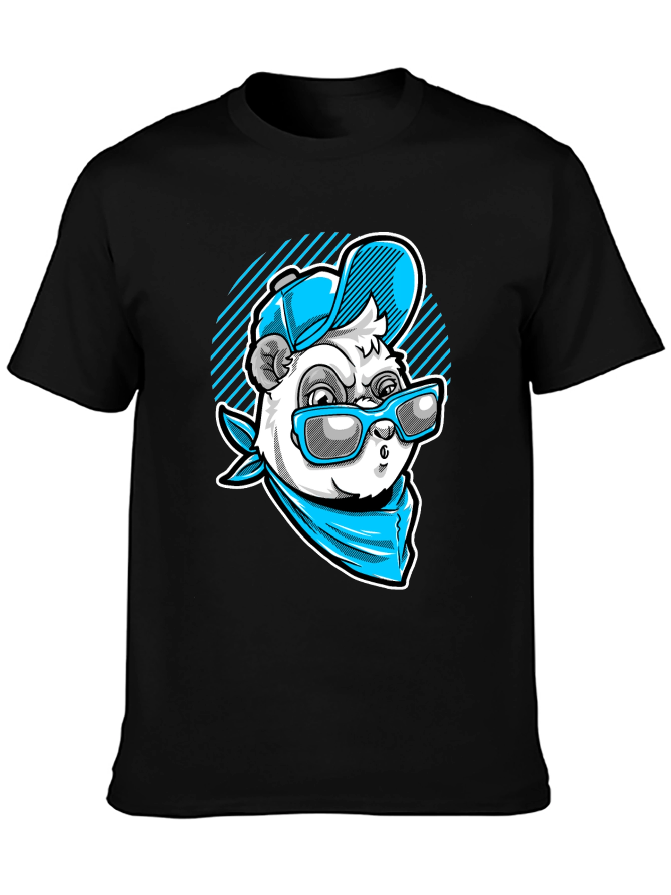 Cool Panda Graphic Tee - Street Style
