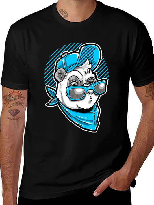 Cool Panda Graphic Tee - Street Style