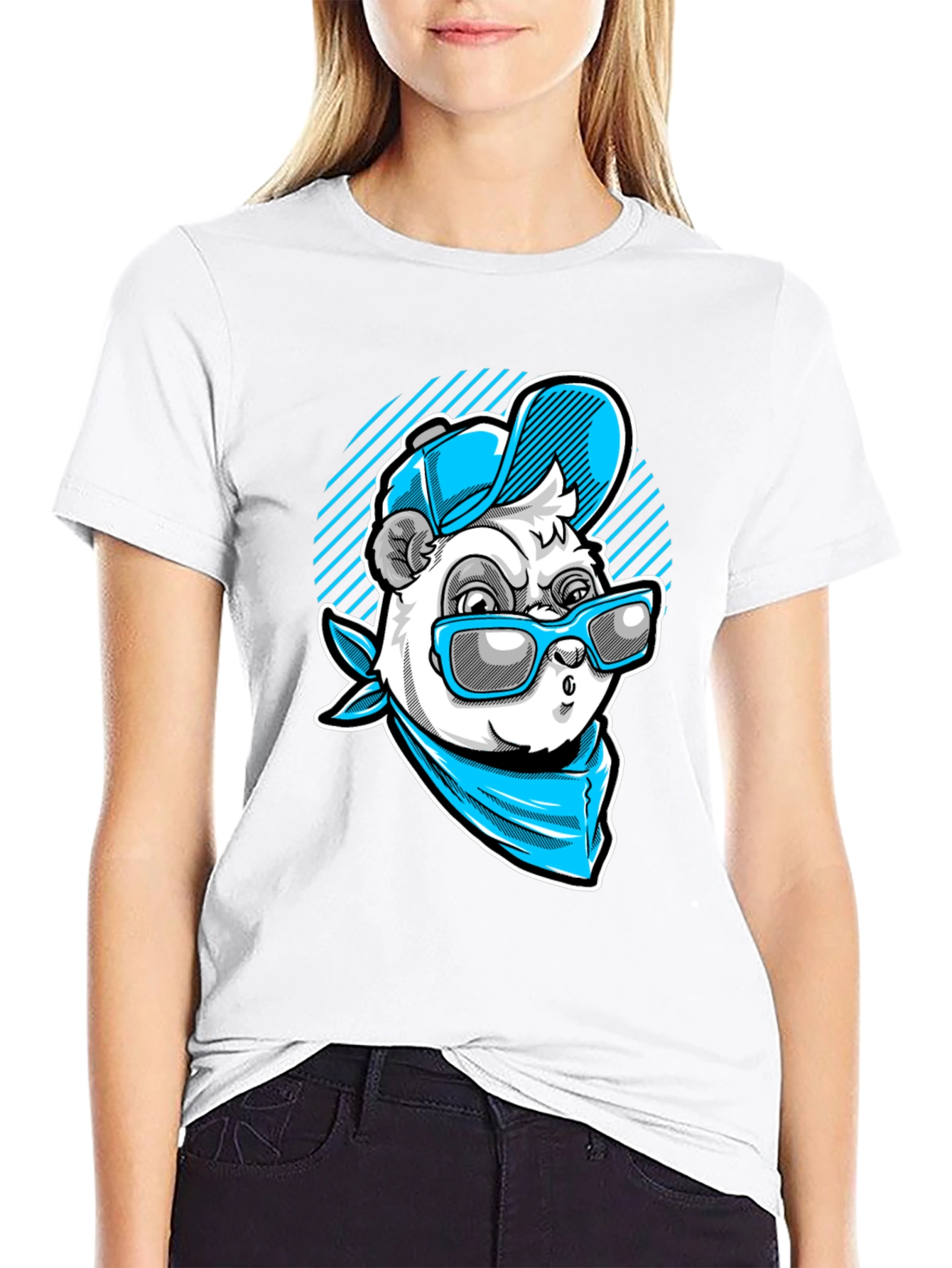 Cool Panda Graphic Tee - Street Style
