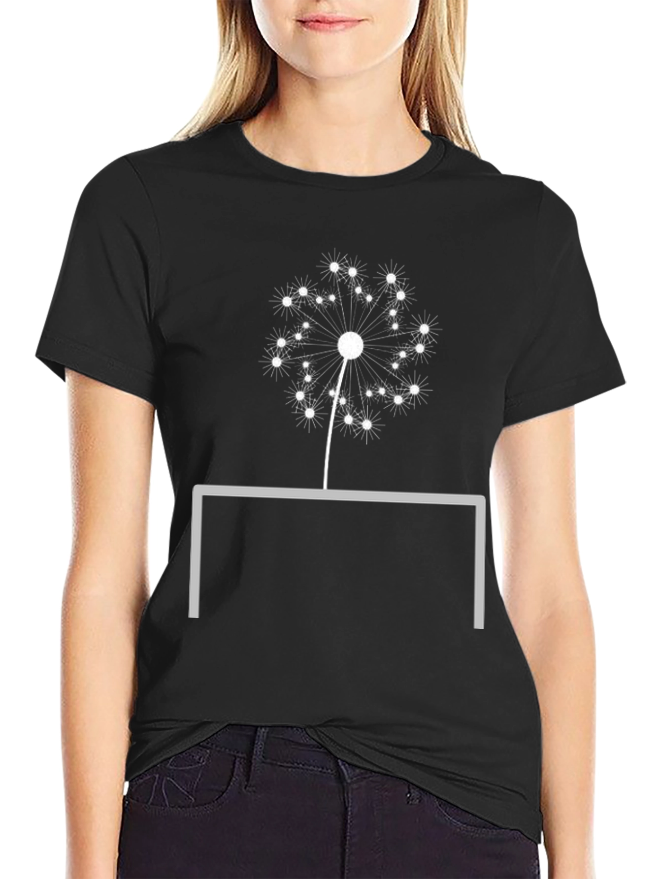 Dandelion Graphic Tee - Modern Minimalist Design