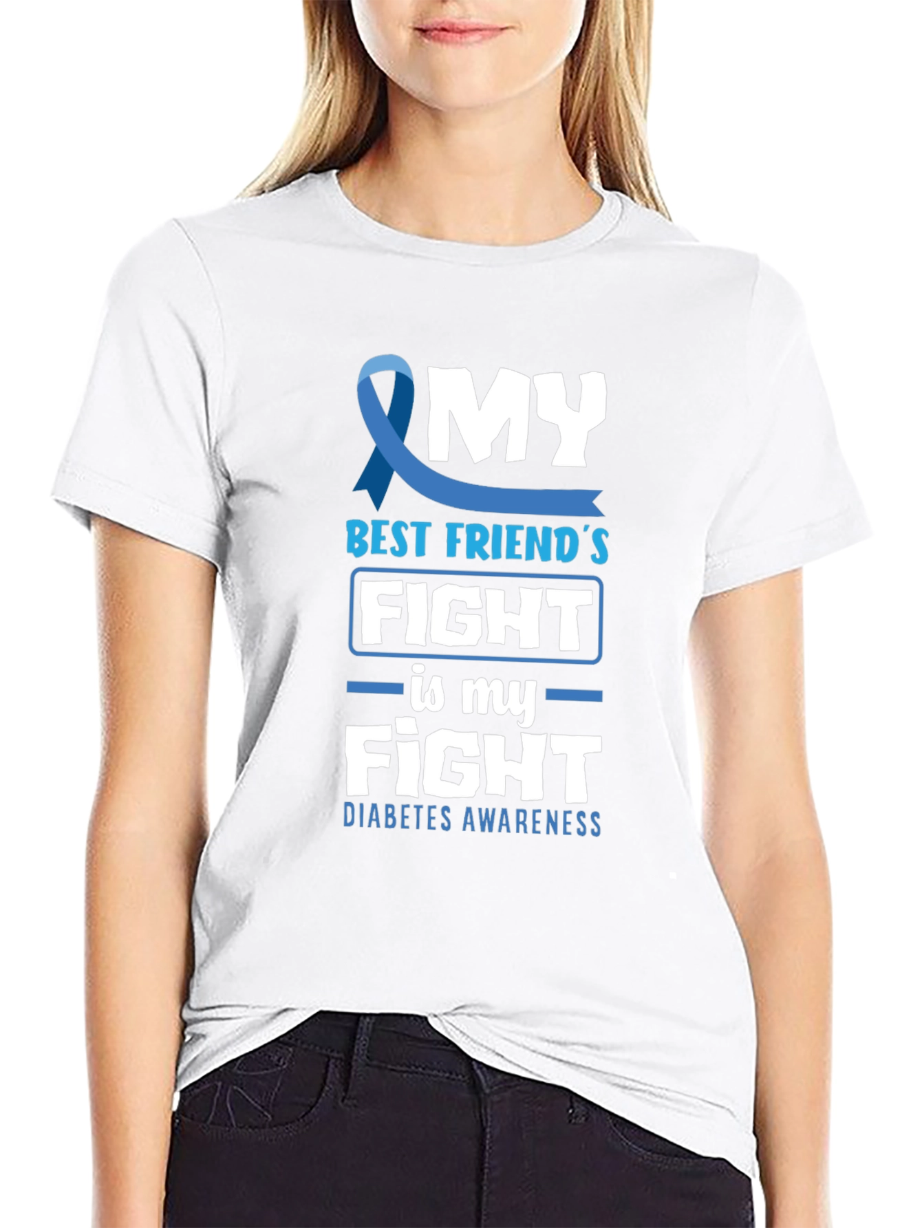 Diabetes Awareness T-Shirt: My Best Friends Fight