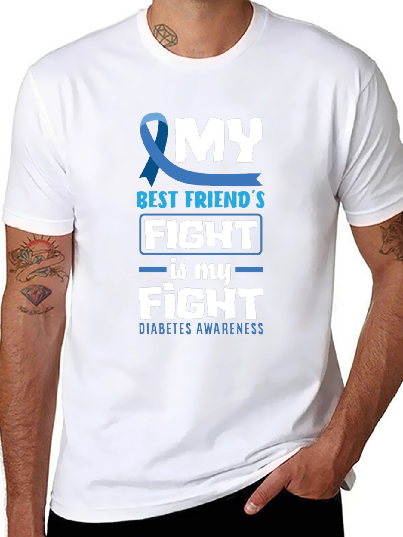 Diabetes Awareness T-Shirt: My Best Friends Fight