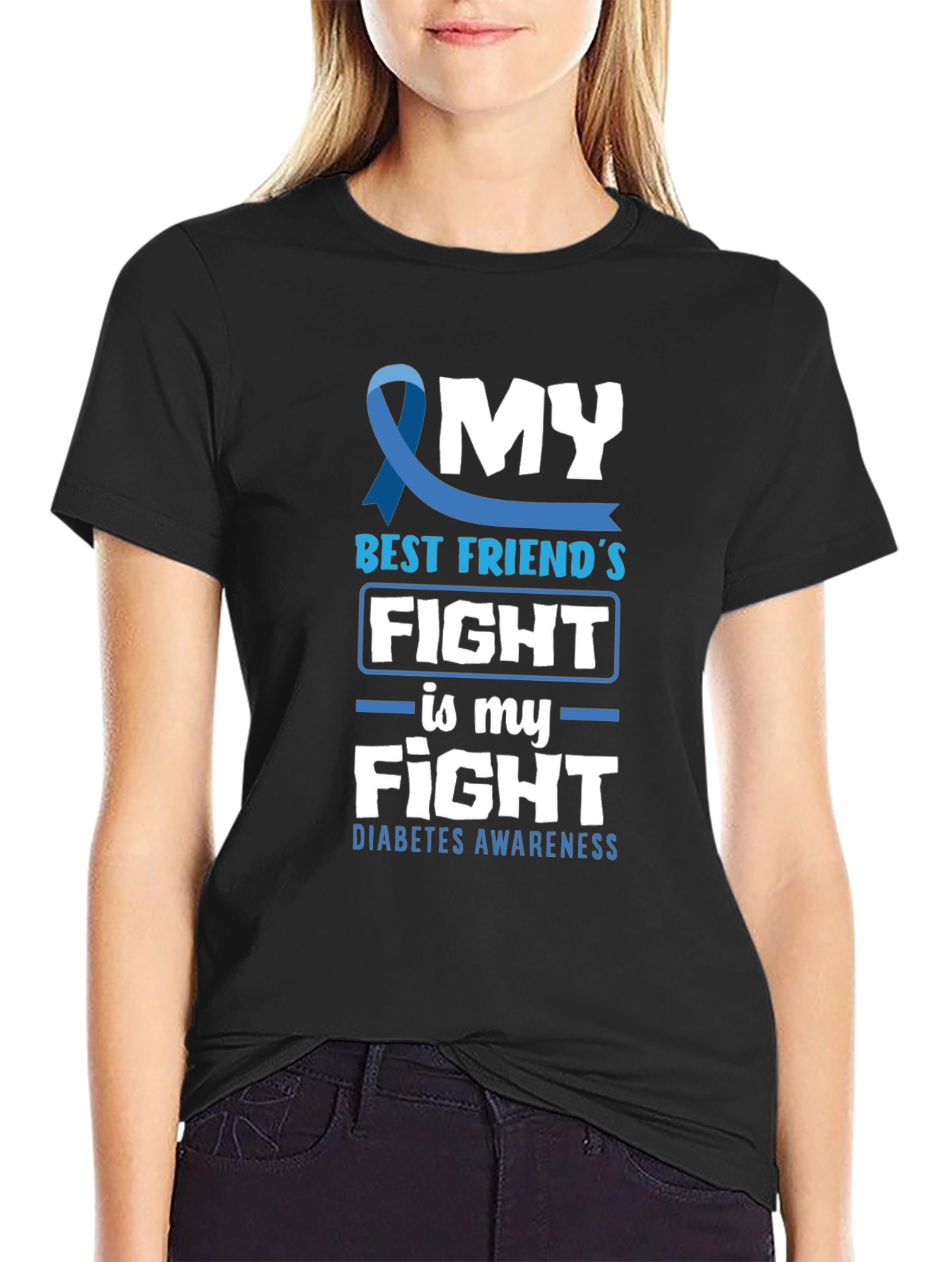 Diabetes Awareness T-Shirt: My Best Friends Fight