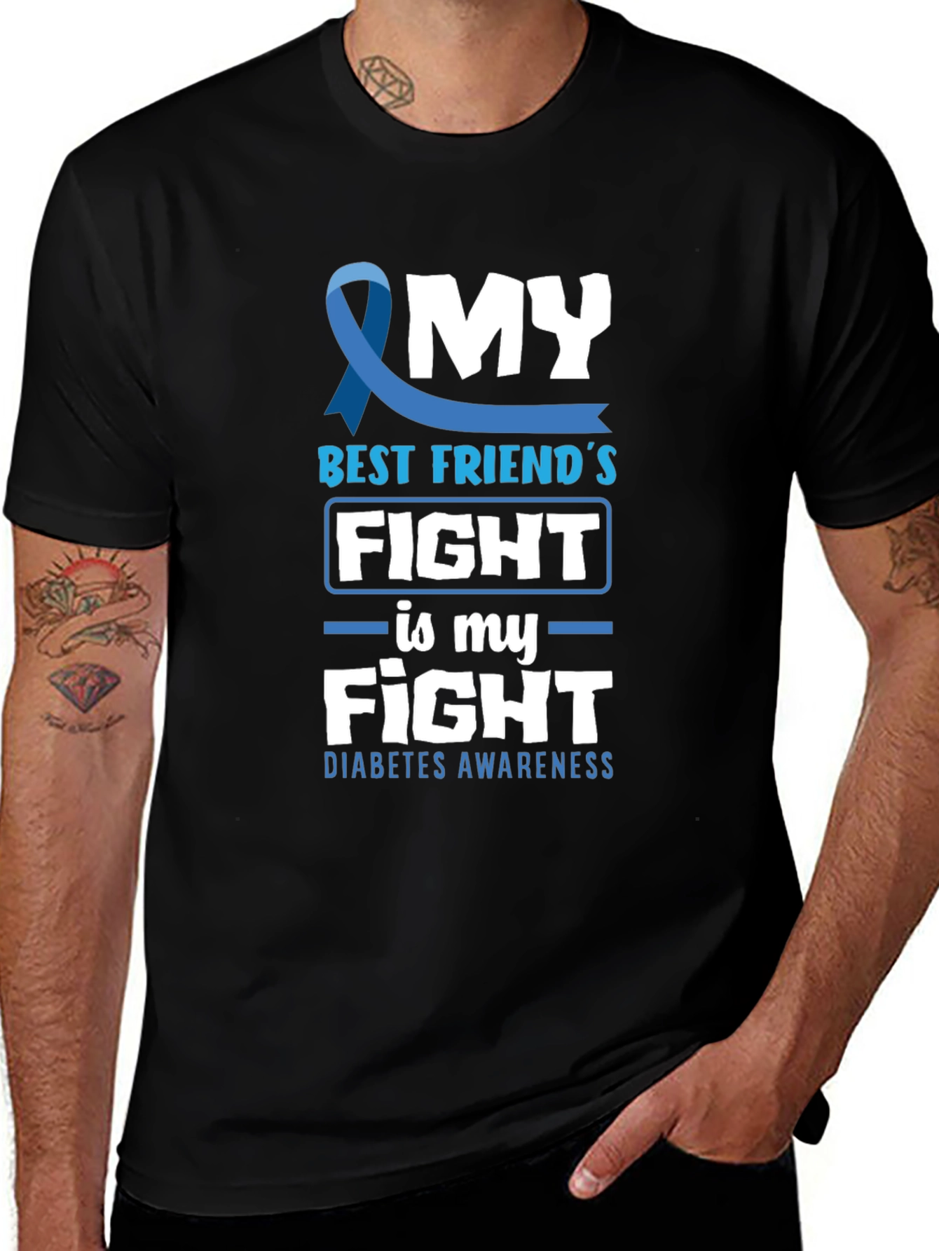 Diabetes Awareness T-Shirt: My Best Friends Fight