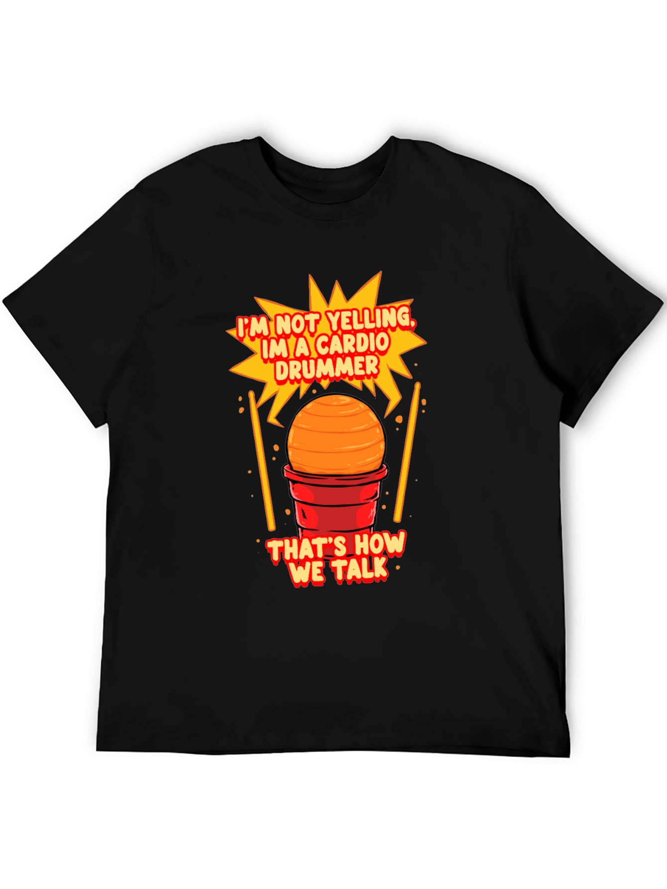 Cardio Drummer T-Shirt - Funny Musician Tee