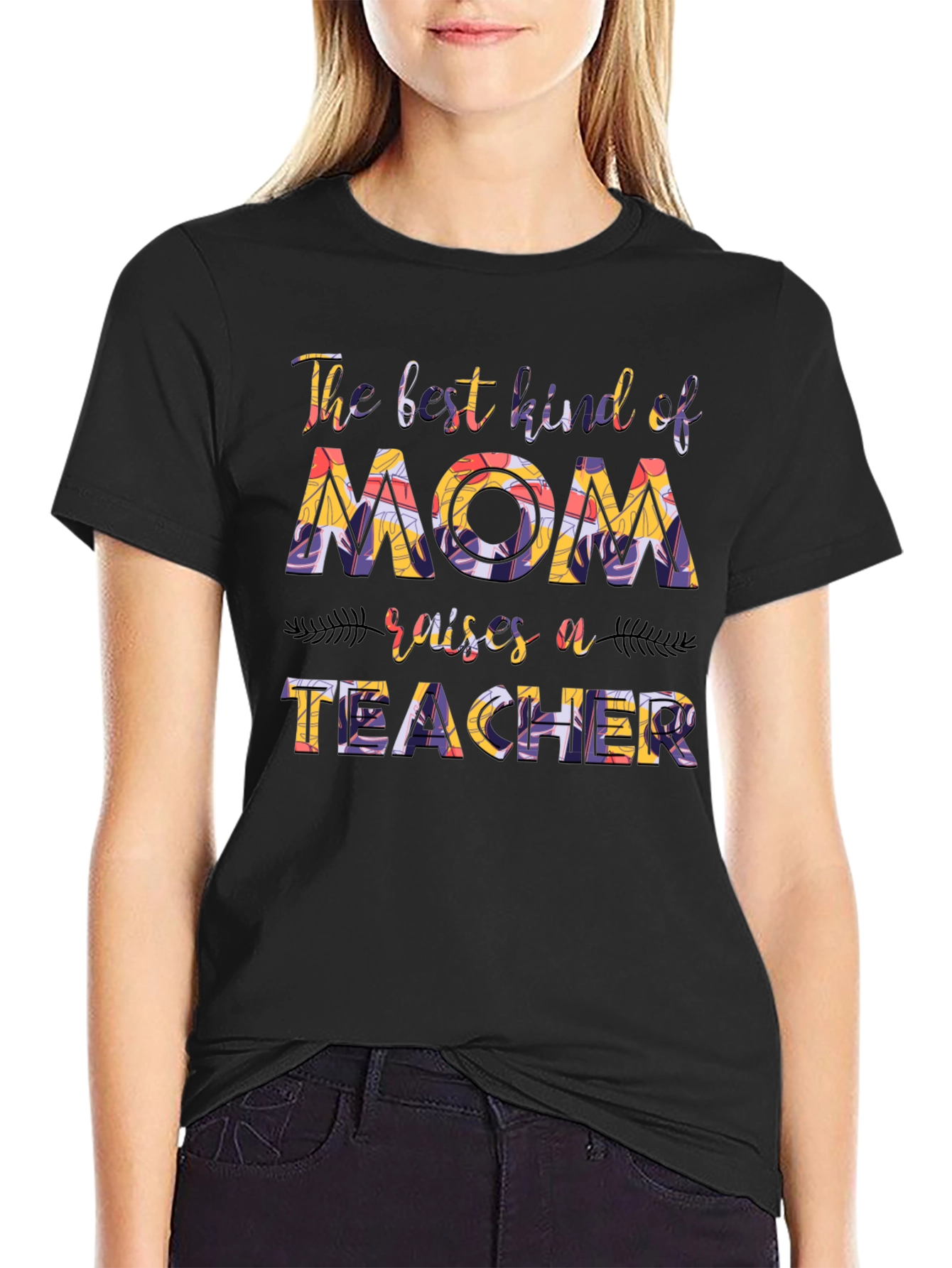 Best Mom Teacher T-Shirt