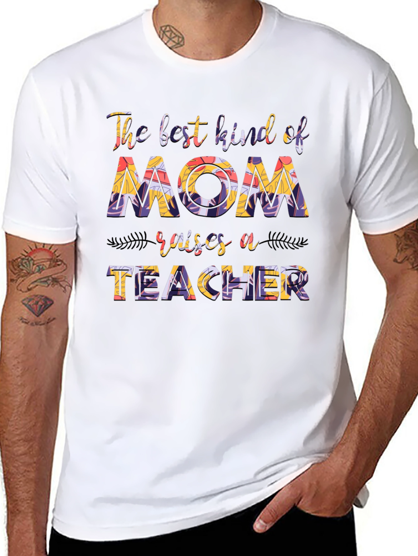Best Mom Teacher T-Shirt
