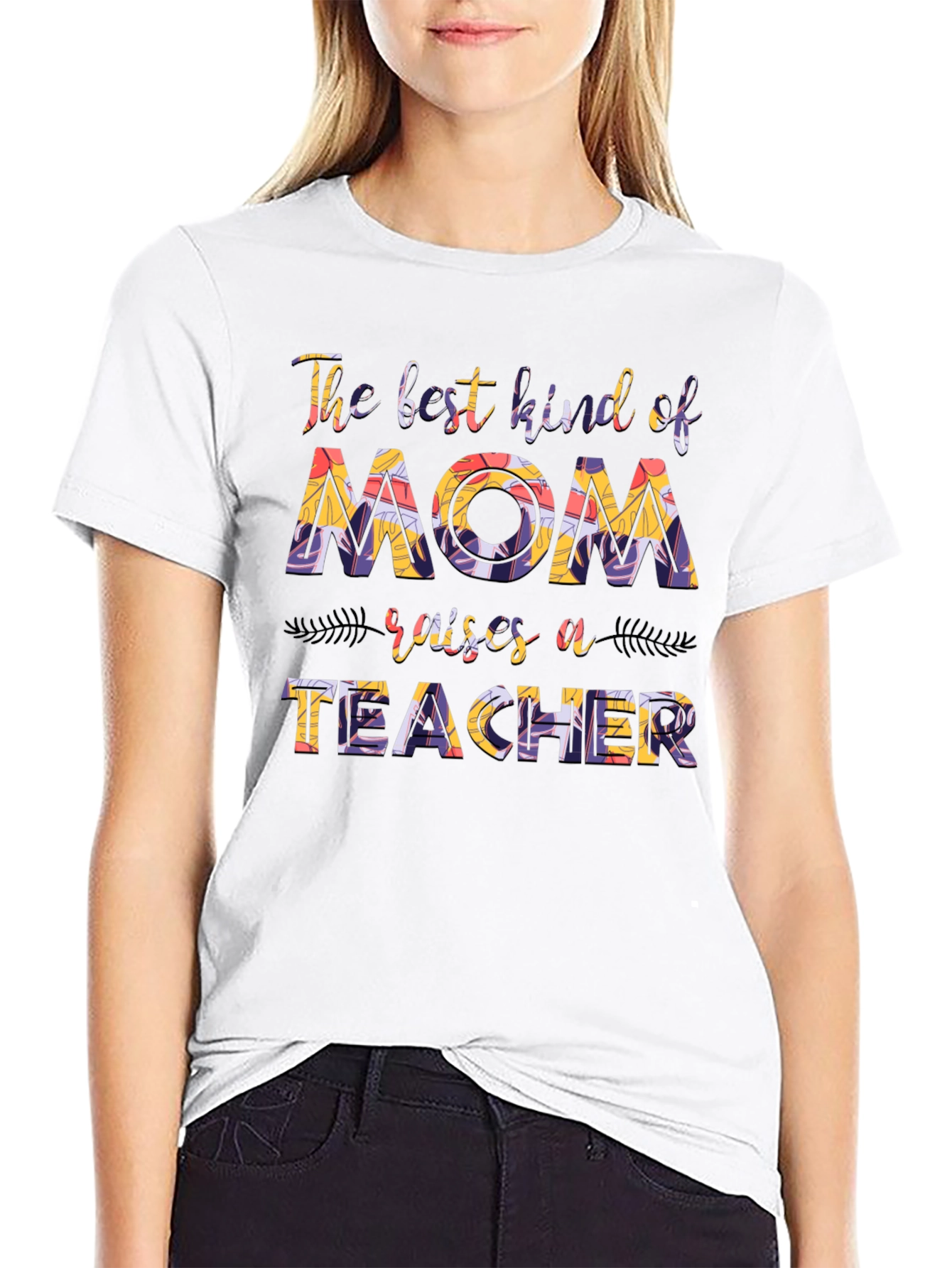 Best Mom Teacher T-Shirt
