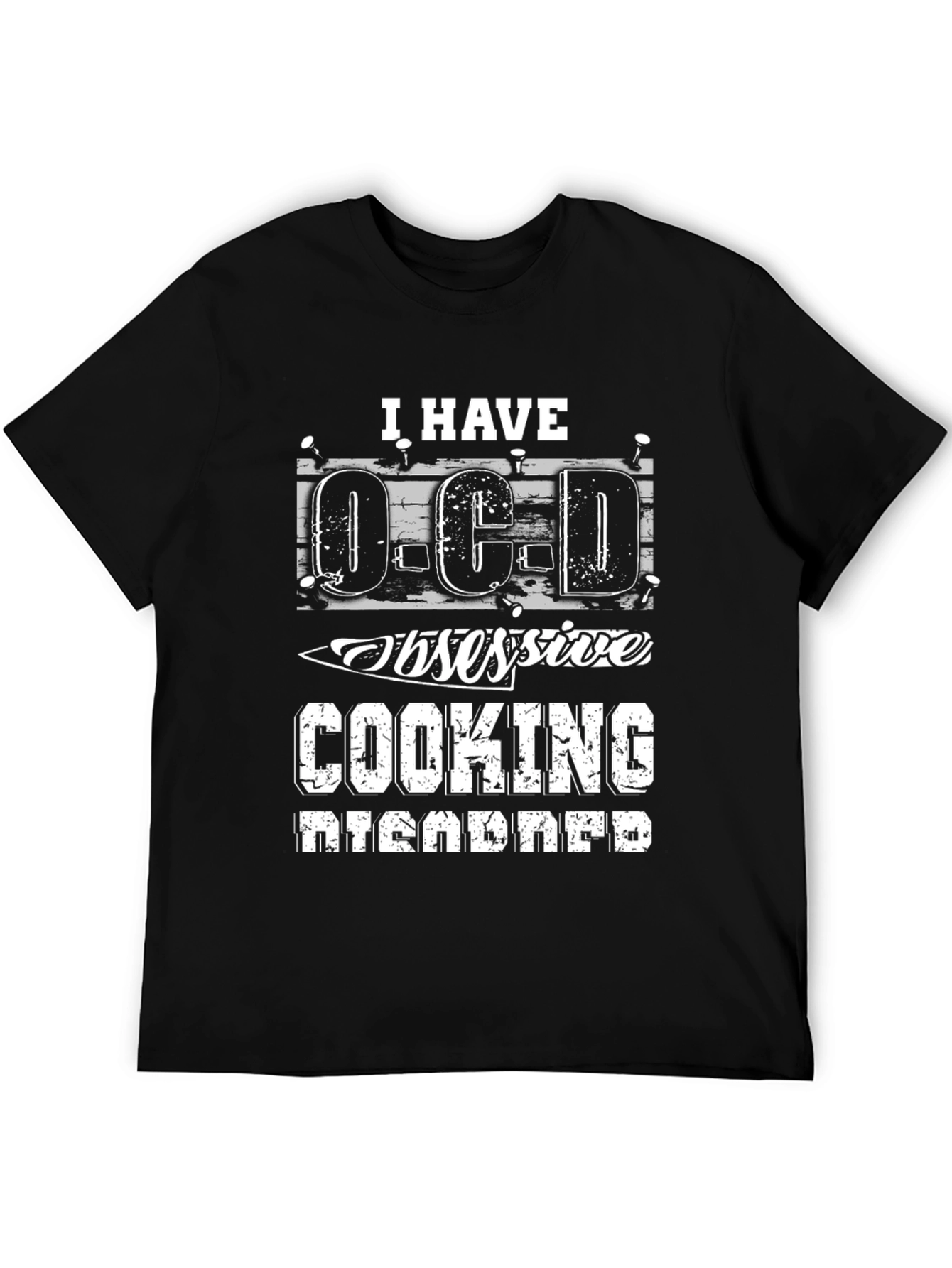 Obsessive Cooking Disorder Black T-Shirt