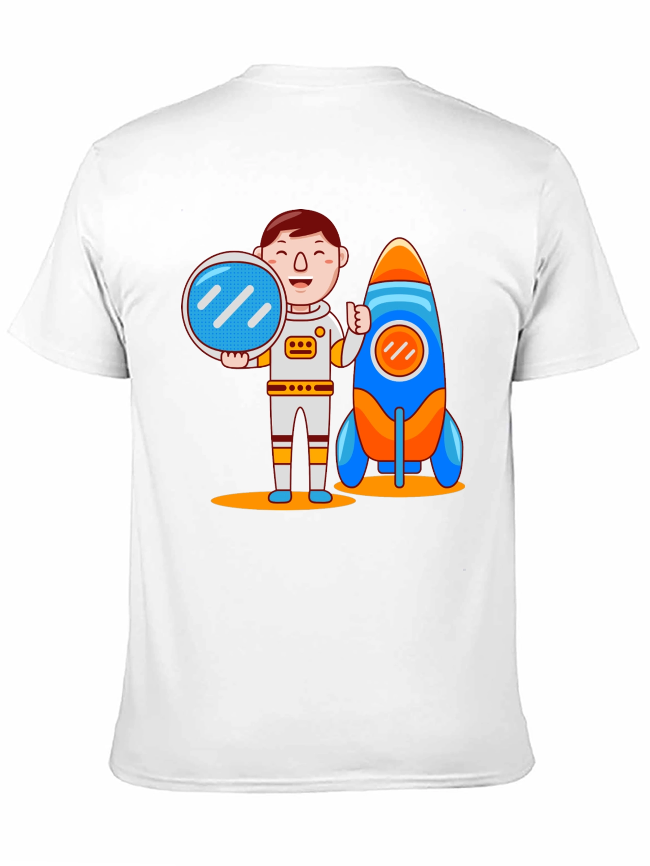 Astronaut & Rocket Graphic Tee - Space Adventure!