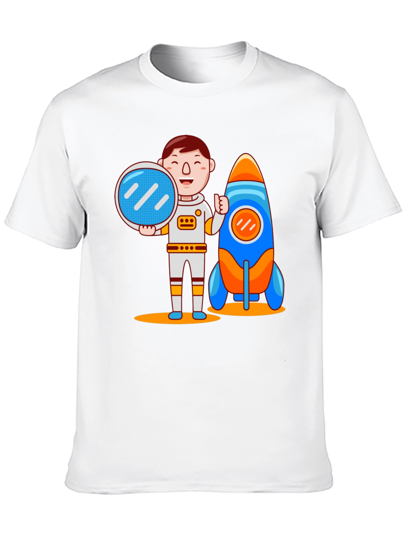 Astronaut & Rocket Graphic Tee - Space Adventure!