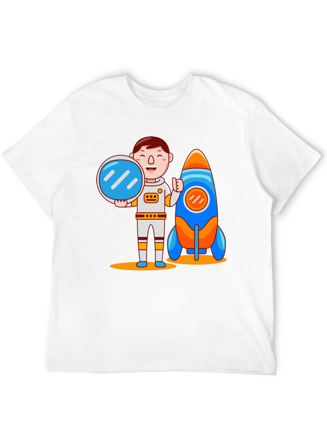Astronaut & Rocket Graphic Tee - Space Adventure!
