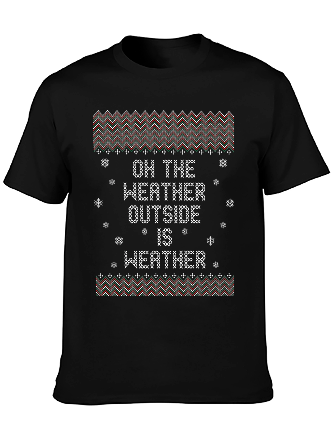 Funny Weather Graphic Novelty T-Shirt