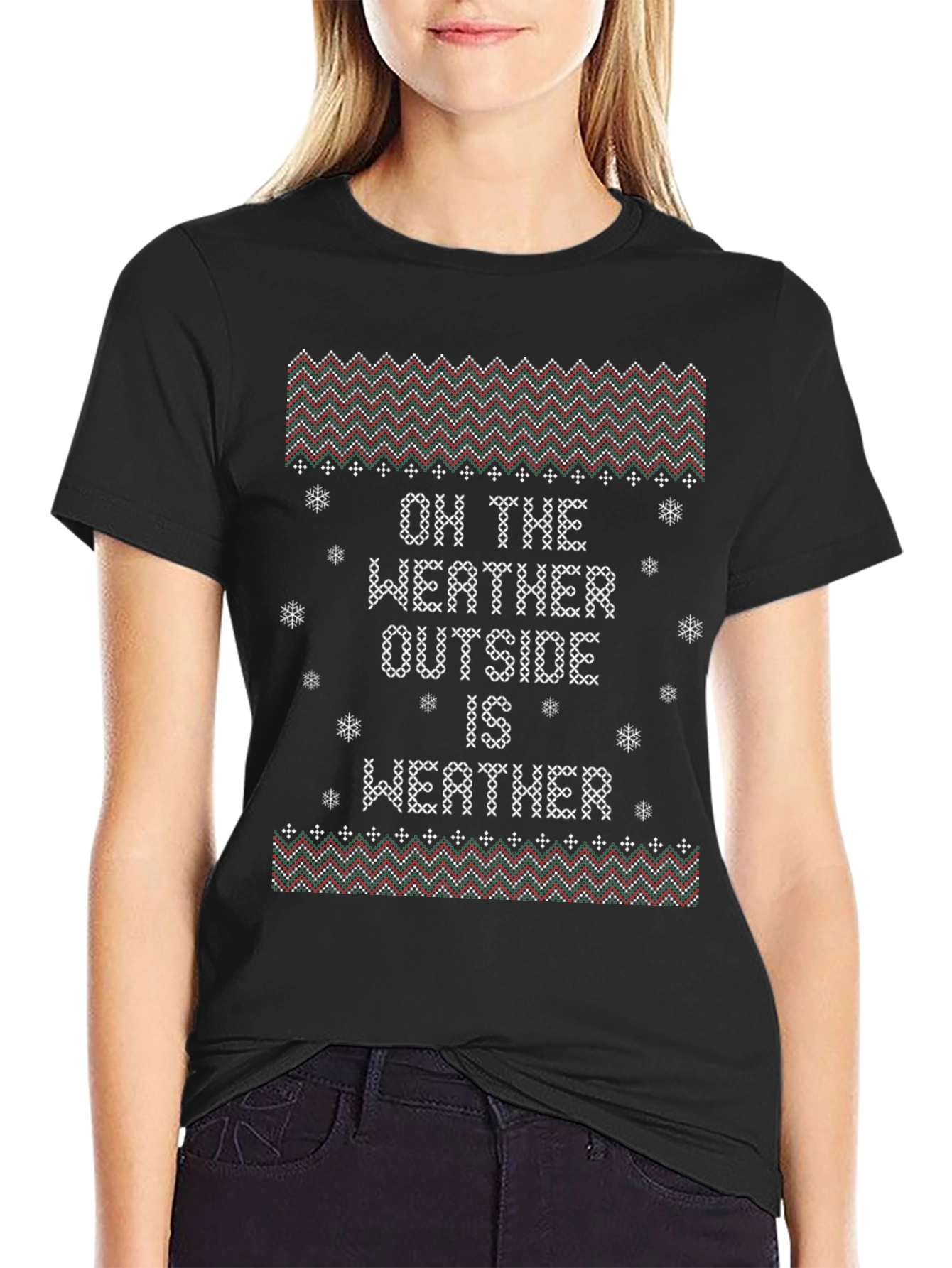 Funny Weather Graphic Novelty T-Shirt