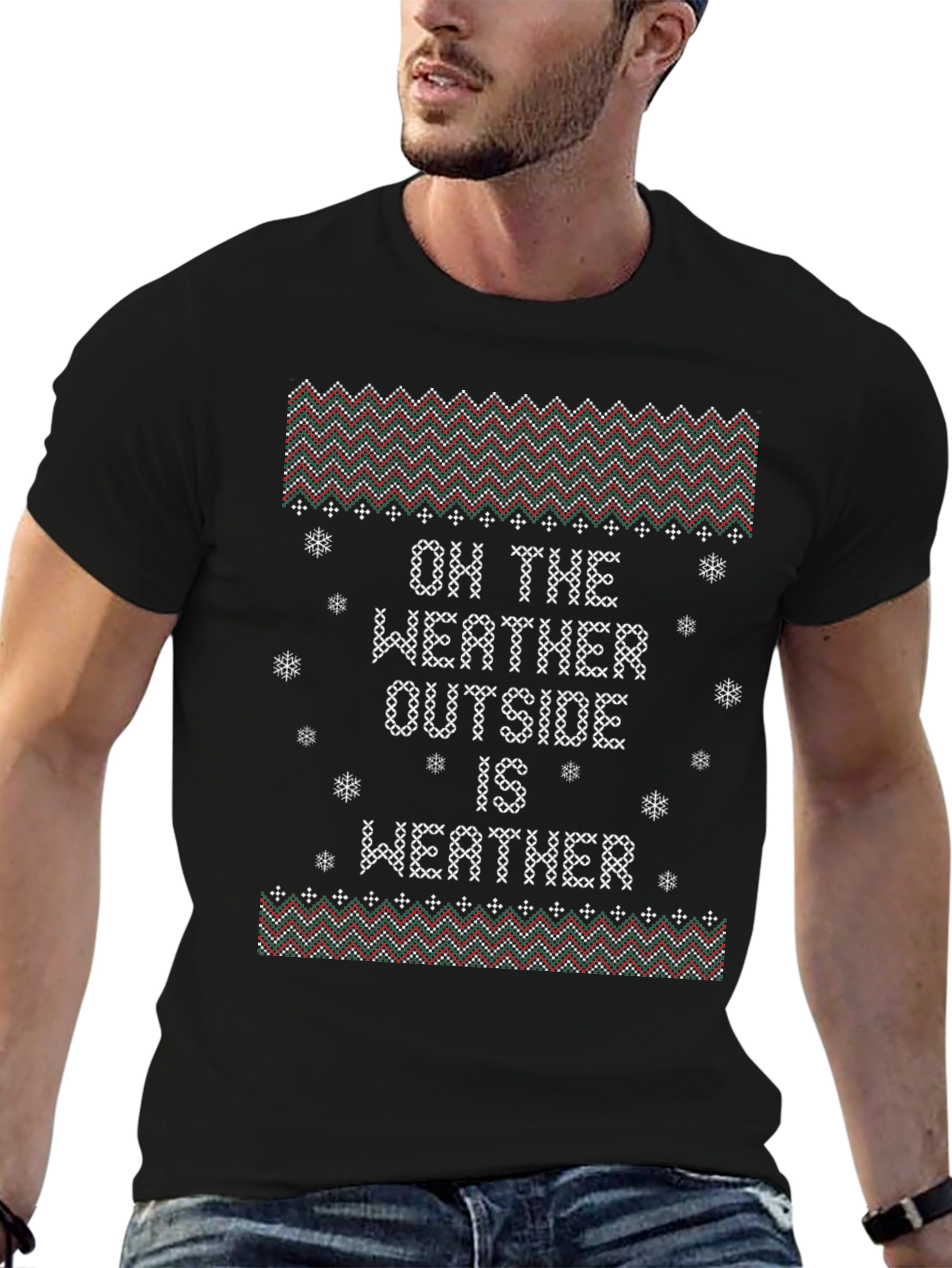 Funny Weather Graphic Novelty T-Shirt