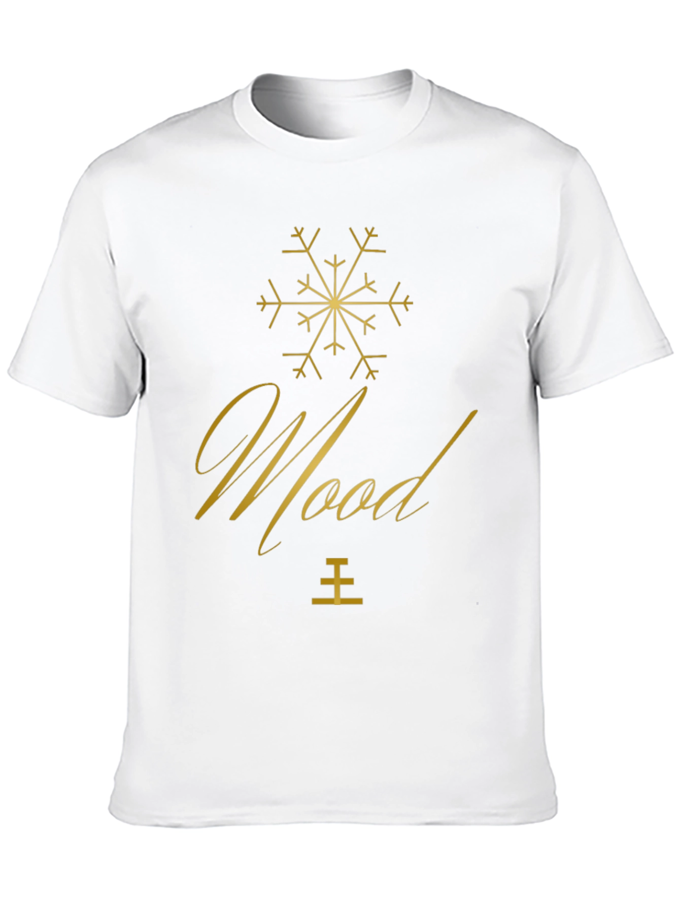 Stylish Mood Graphic Tee - Soft Black T-Shirt