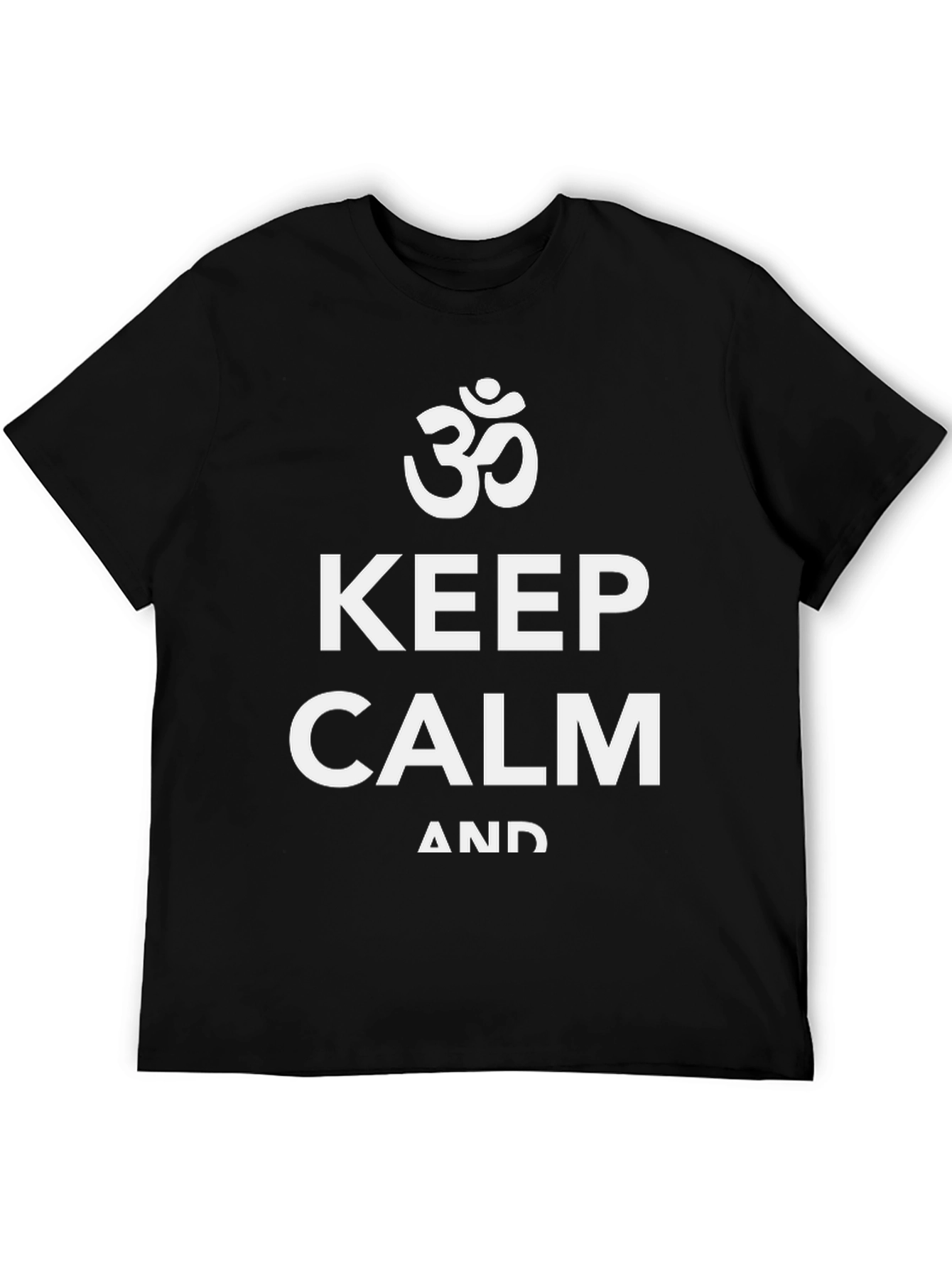 Keep Calm Om Graphic T-Shirt