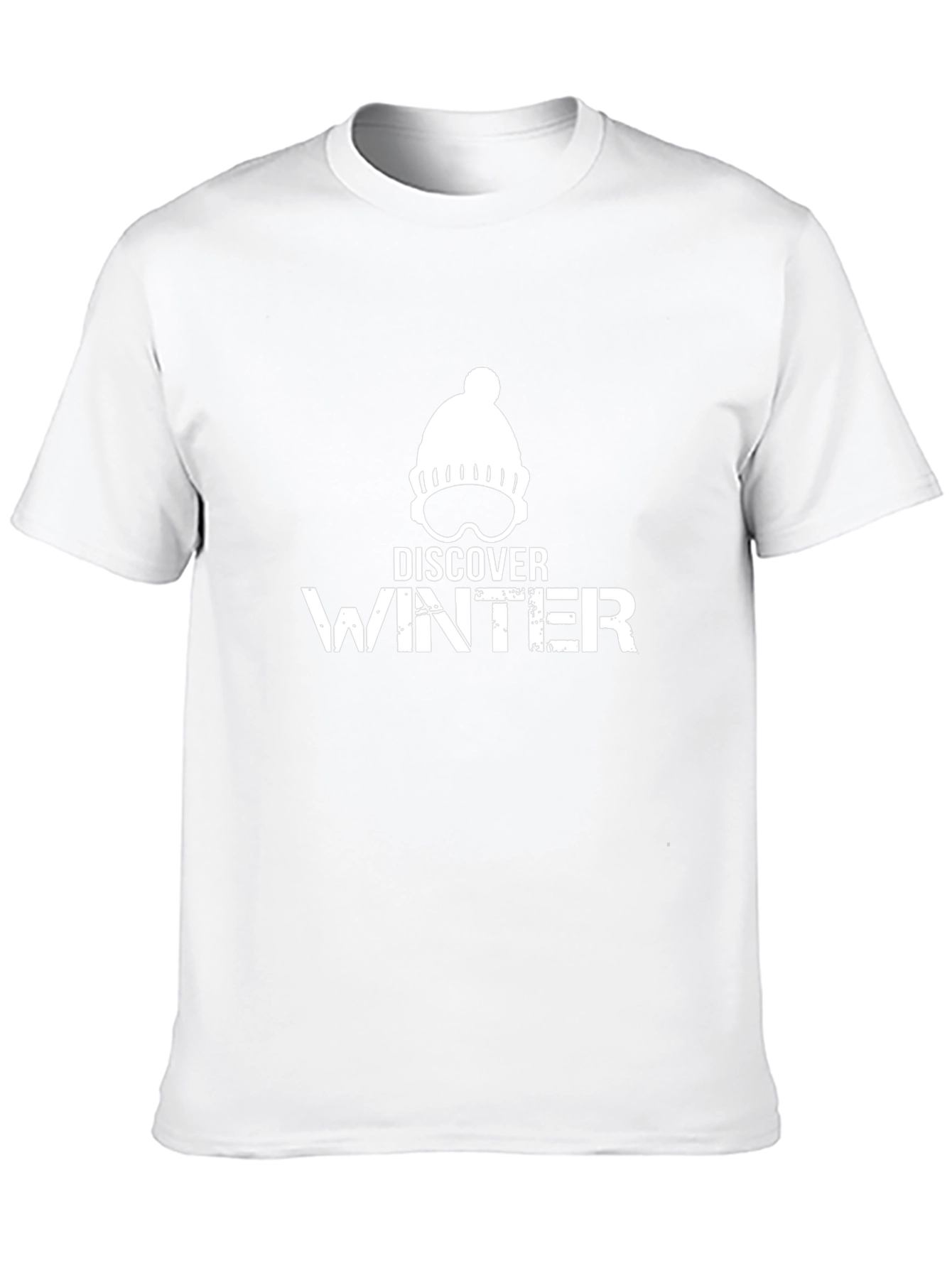 Discover Winter Black Graphic Tee