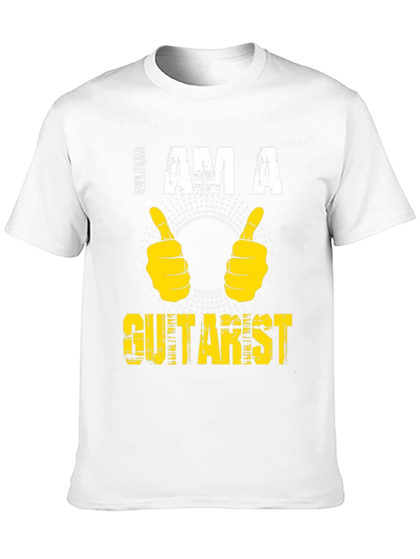 I Am A Guitarist Graphic T-Shirt - Black